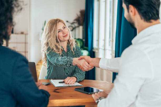 istock Handshake for the new agreement 2149035150