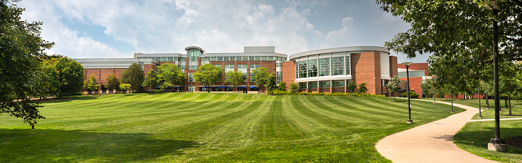 State College, Pennsylvania, USA - August 4, 2023:  HUB-Robeson Center is the student union building, centrally located on Penn State's main campus in University Park Pennsylvania