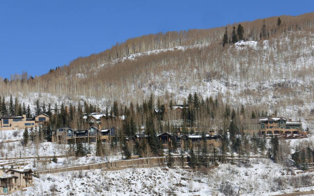 istock Mountain resort village 2149035996