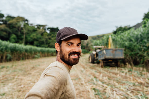 istock Smiling farmer on harvest day 2149037489
