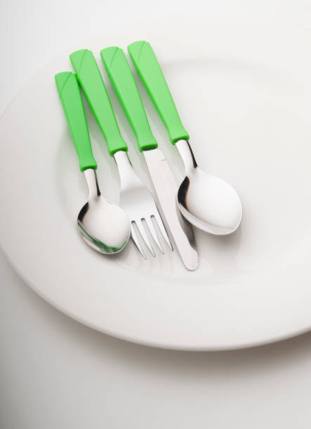 cutlery on a white background