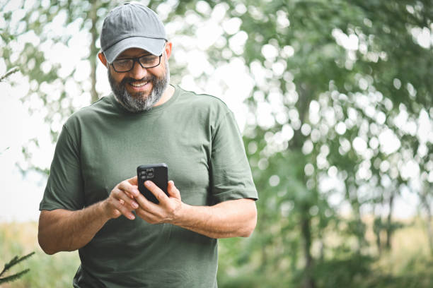 Man with a mobile phone