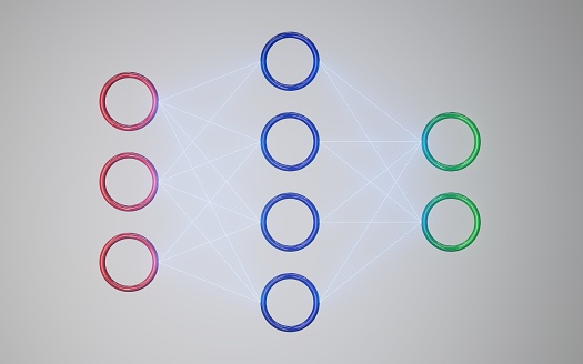Machine Learning Nodes Animation Neural Network Nodes Deep Learning Artificial Intelligence Machine ...
