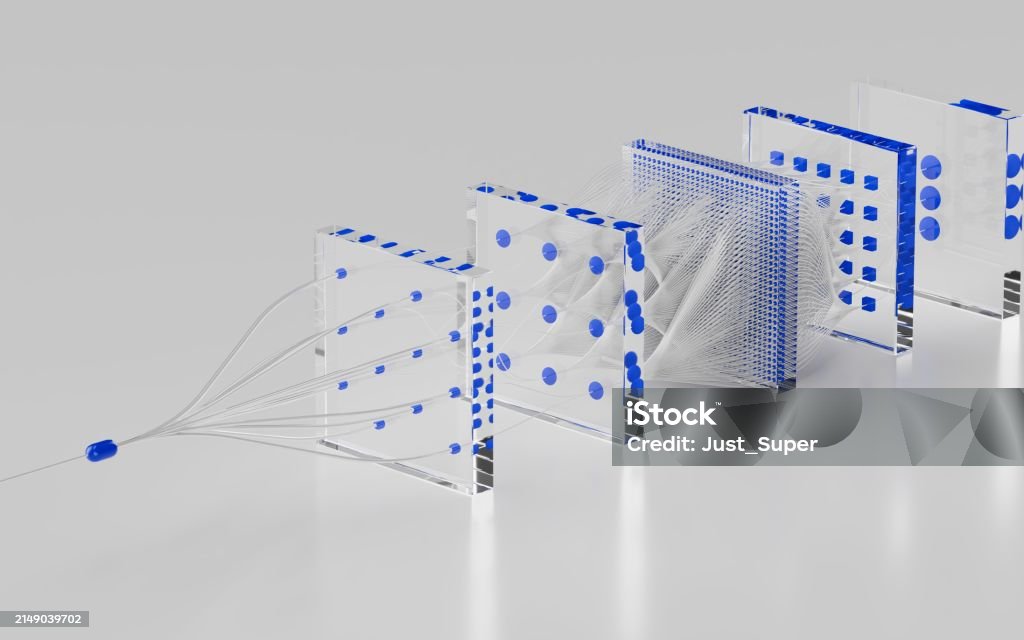 Machine Learning Nodes Animation Neural Network Nodes Deep Learning Artificial Intelligence Machine ...
