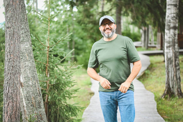 portrait mature adult man