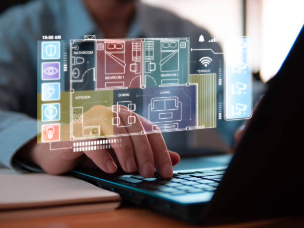 istock Close-up engineer working on IoT smart/automated home, design and plan to setup and install the intelligence system. 2149043803