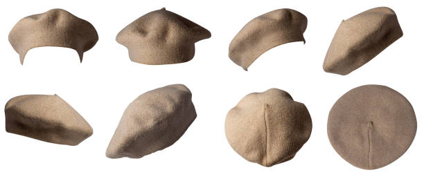 istock female  beret isolated on white background. autumn accessory 2149044534