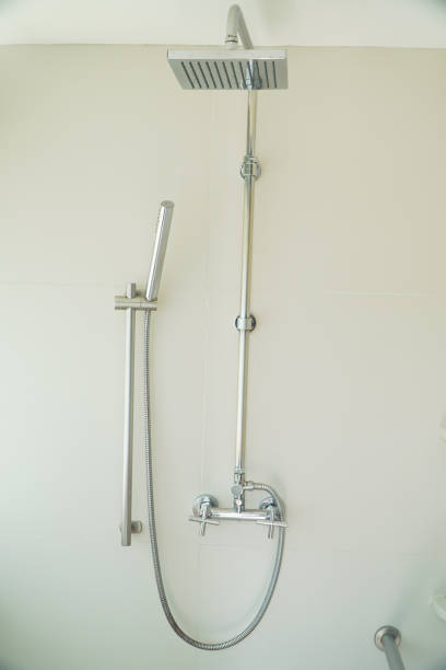 istock shower head in modern bathroom interior,Sanitary ware for bathroom interior. 2149051409