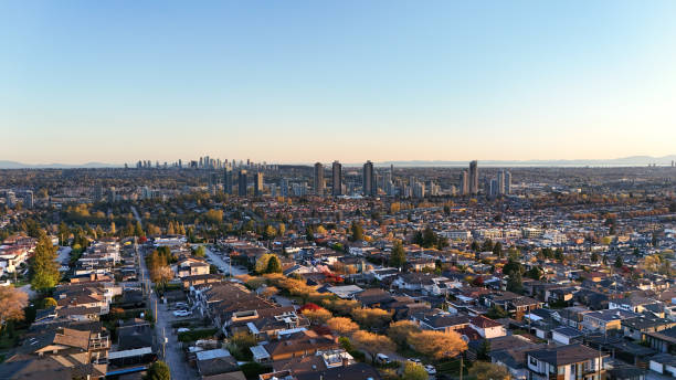 istock Sunset over the skyline of Burnaby in British Columbia 2149053898