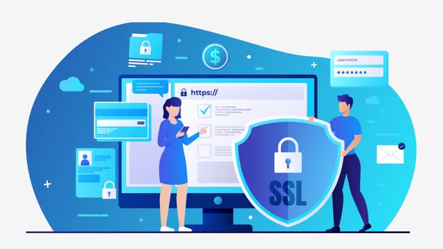 information security, data protection, antivirus, antivirus computer shield 4k animation
