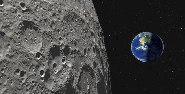 istock The Earth as Seen from the Surface of the Moon 2149058259