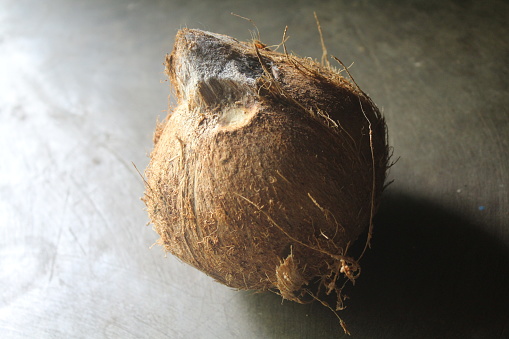 peeled coconut