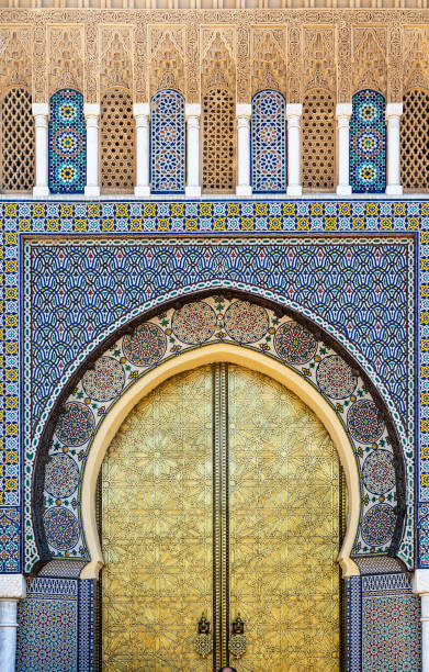 istock Wooden and stone ornates on building facade 2149063310