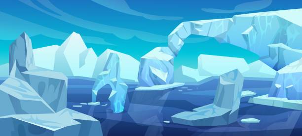 istock Arctic landscape with iceberg in ocean or sea. 2149065187