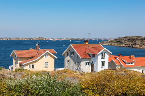 Cottages by the sea with a wonderful view over the archipelago