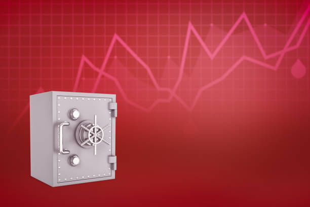Secure box with combination lock and sticky note reminder.