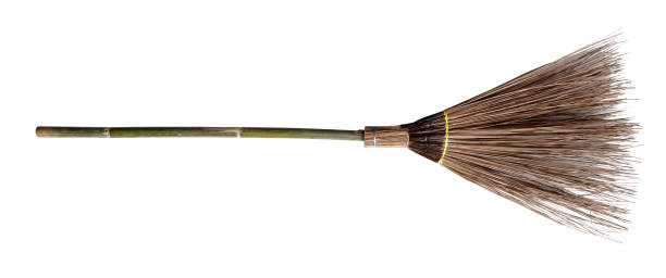 istock Coconut stick broom isolated on white background 2149074518