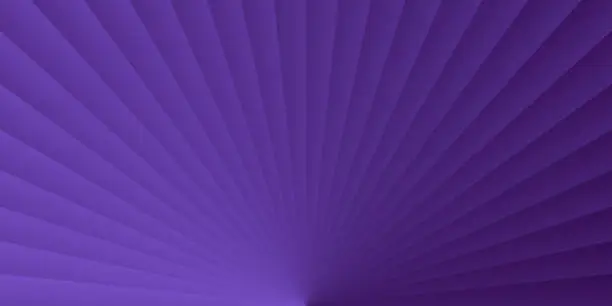 Vector illustration of Abstract design with Light rays and Purple circular gradient - Trendy background