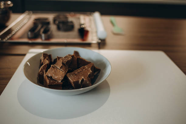 Homemade chocolate making for Easter parties