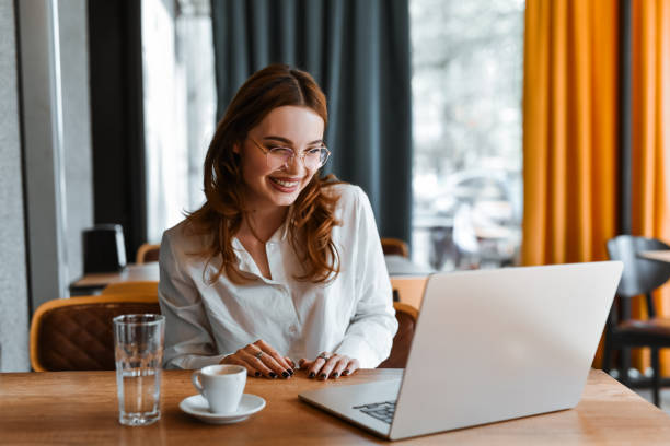 istock Smiling Female Satisfied With Offered Salary During Job Interview Video Call 2149087118