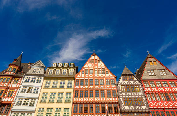 istock Idyllic half-timbered building in Frankfurt, Germany 2149089148
