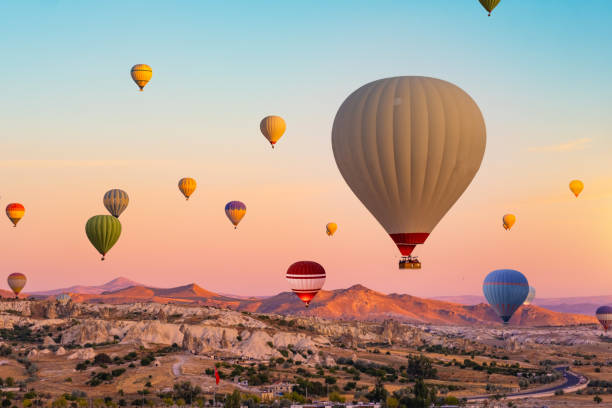 istock Hot air balloons in Cappadocia, Turkey 2149090017