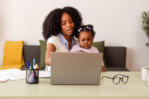 istock Working mom balances career and childcare 2149092040