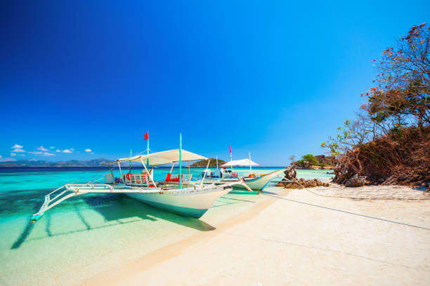 istock Traditional bangka boat in Philippines 2149092444