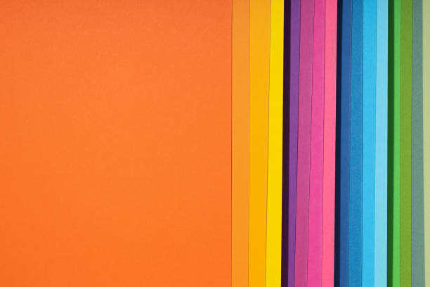 istock Mockup, abstraction, colorful colored paper, top view 2149093312