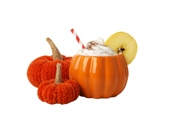 istock PNG, Pumpkin coffee, isolated on white background 2149094465