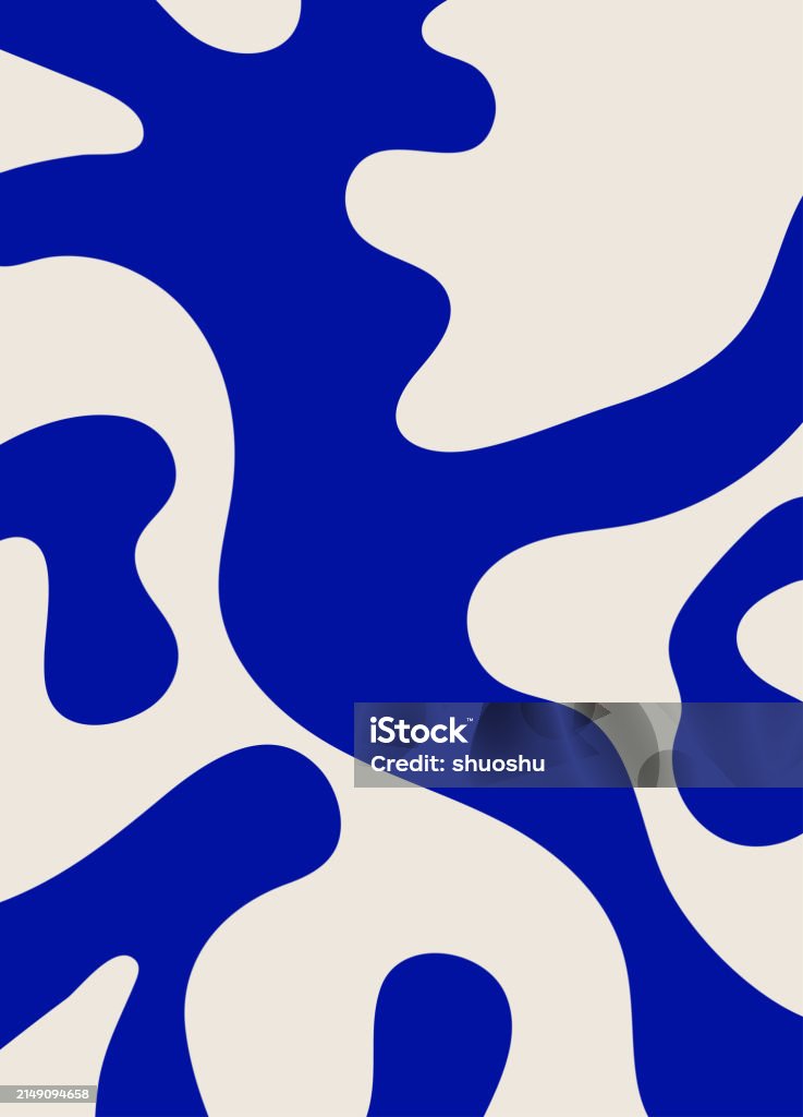 Abstract Blue Liquid Curve Stripe Texture Pattern Background Stock ...
