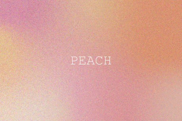 istock Background grainy blurry gradient with a peach color soft noise effect.Illustration with grain effect blend of vintage vibes.Web banner header poster,landing page,backdrop design.Raster 300ppi 2149095403