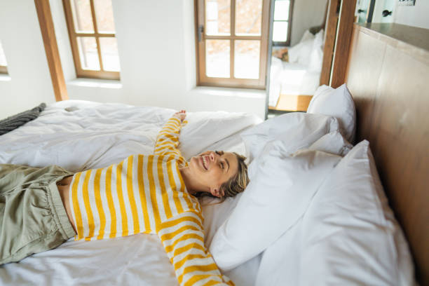 Waking up in a hotel room