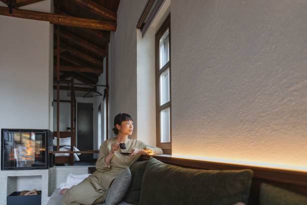 istock Enjoying my first cup of tea 2149096050