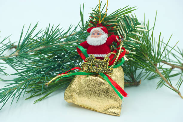 Christmas tree decorations and baubles for Christmas in beautiful colors