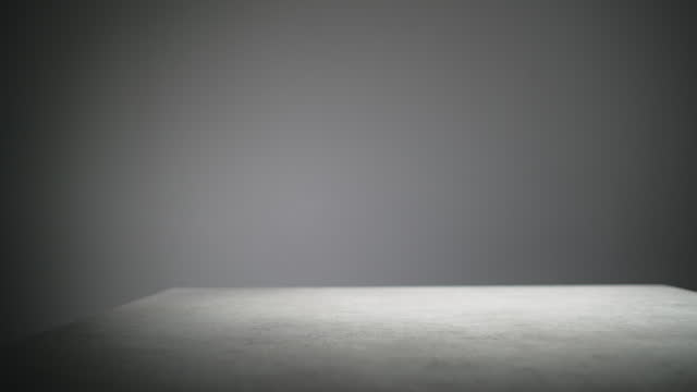 Abstract gray table and background for product presentation. Very shallow depth of field