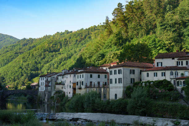 istock Bagni di Lucca, historic town in Tuscany 2149100048