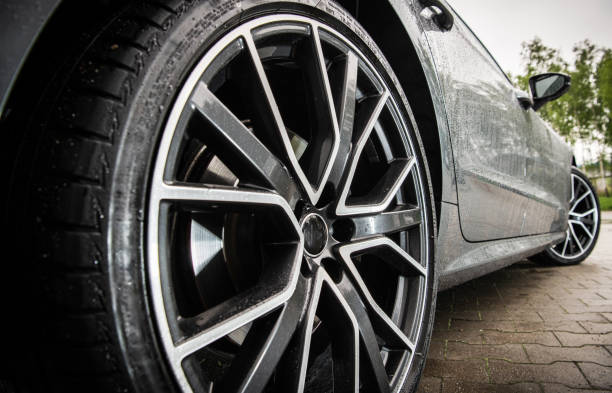 istock Alloy Wheel with Low Tire Profile 2149100269