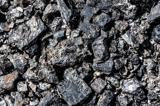 istock Natural black coals background. Industrial coals texture 2149100418