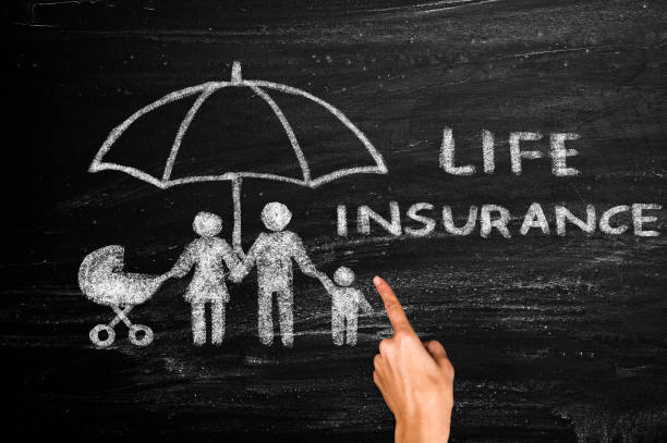 istock Life insurance concept on chalkboard 2149101267