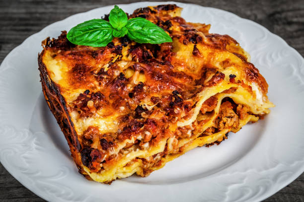 istock Delicious homemade lasagna on the plate 2149102203