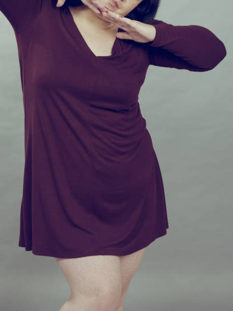 istock Woman wearing long dress tunic 2149103667