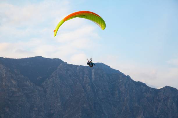 istock Paragliding on the lake Garda 2149103997
