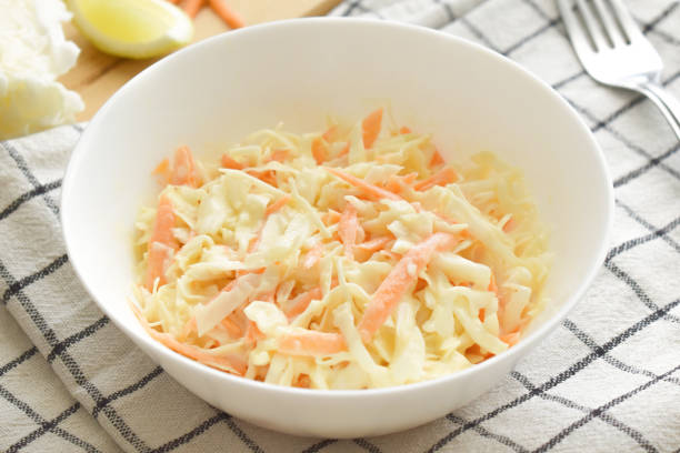 istock Coleslaw salad with carrot and cabbage. 2149104209