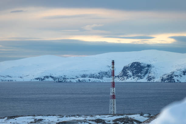 istock Liquefied natural gas station in arctic. 2149104948