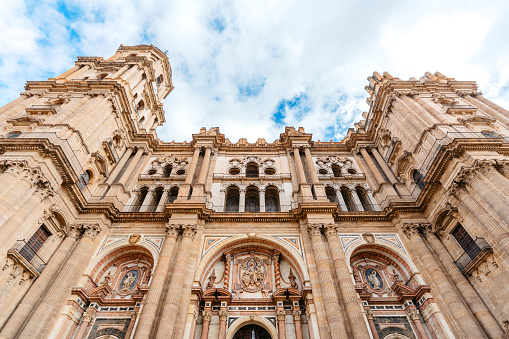Beautiful Cathedral in Málaga in Spain.