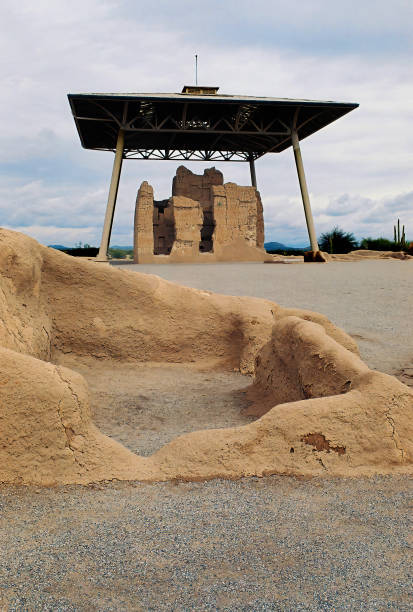 istock Ancient Casa Grande Ruins National Monument on Film 2149108655