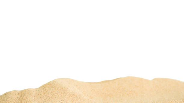 istock Sand Beach Isolated White Background Texture Summer Desert Zen Garden Coast Ocean for Vacation, Hot Summer Tropical Scene Chill Nature, Summer Time Yoga Holiday Dune Pile Dry Brown Heap Particle. 2149108893