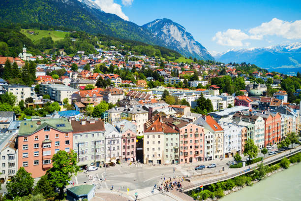 istock Innsbruck aerial view, Austria 2149109428