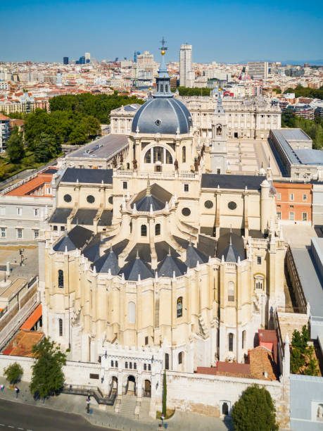 istock Almudena Cathedral is a Catholic church in Madrid, Spain 2149109490